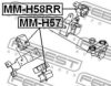 MITSUBISHI MR150222 Engine Mounting